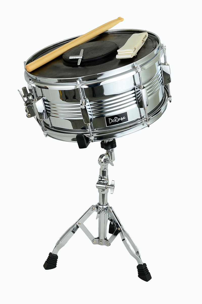 De Rosa DRMS14 SL 14 Snare Drum Kit Silver