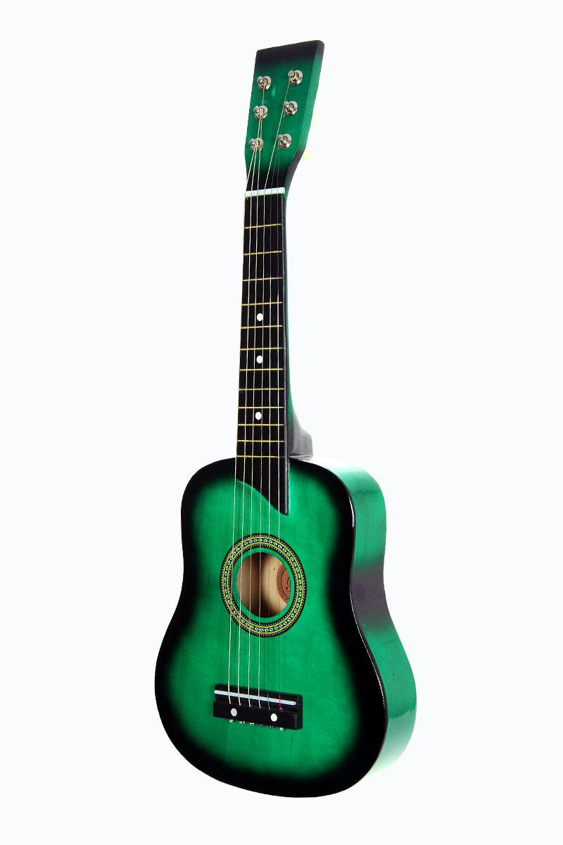 Clip On Guitar Tuner >> Kids 25 Toy Guitar GA2511R-GR Green Clip On Guitar Tuner >> Kids 25 Toy Guitar GA2511R-GR Green